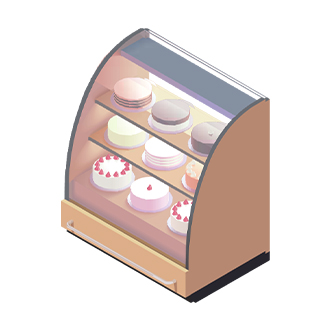 ツーマン配送:ショーケースも…